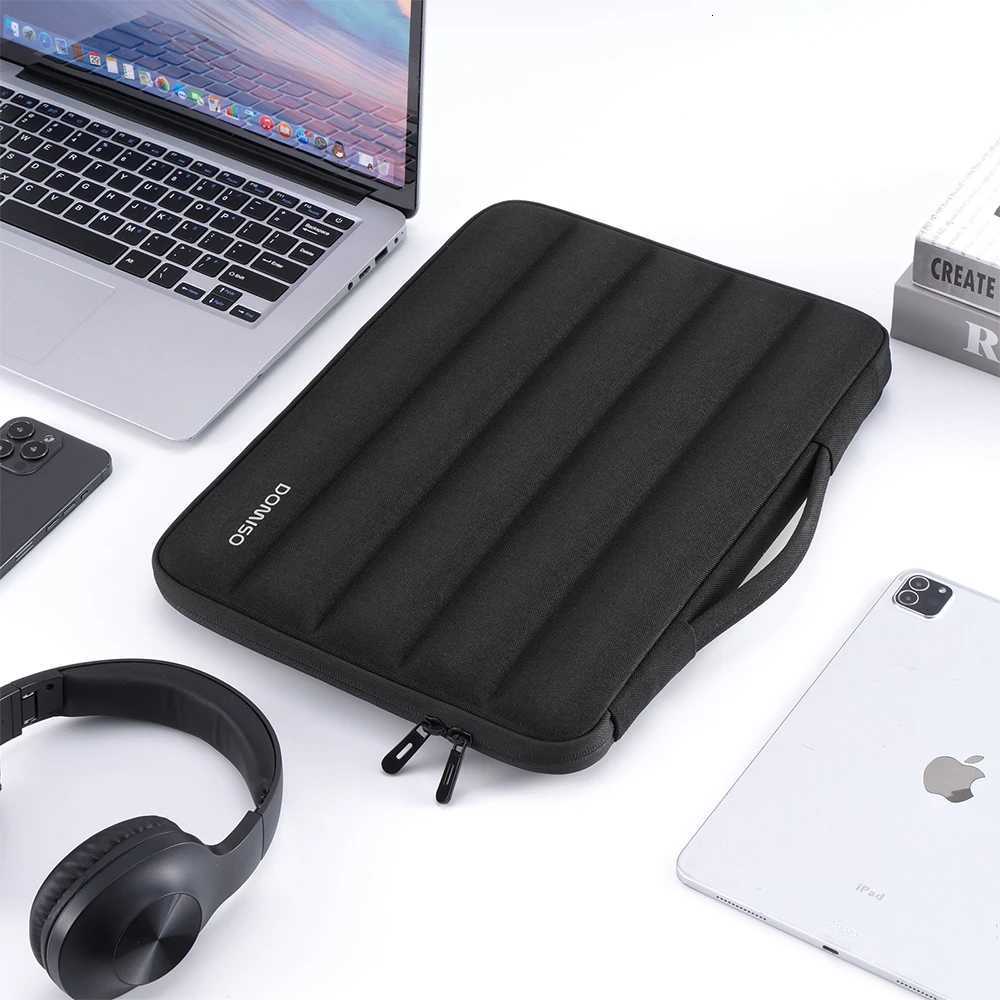 DOMISO 14 156 inch Laptop Sleeve Bag Shockproof Protective Carrying Case Water-Resistant Handbag with HandleT251212