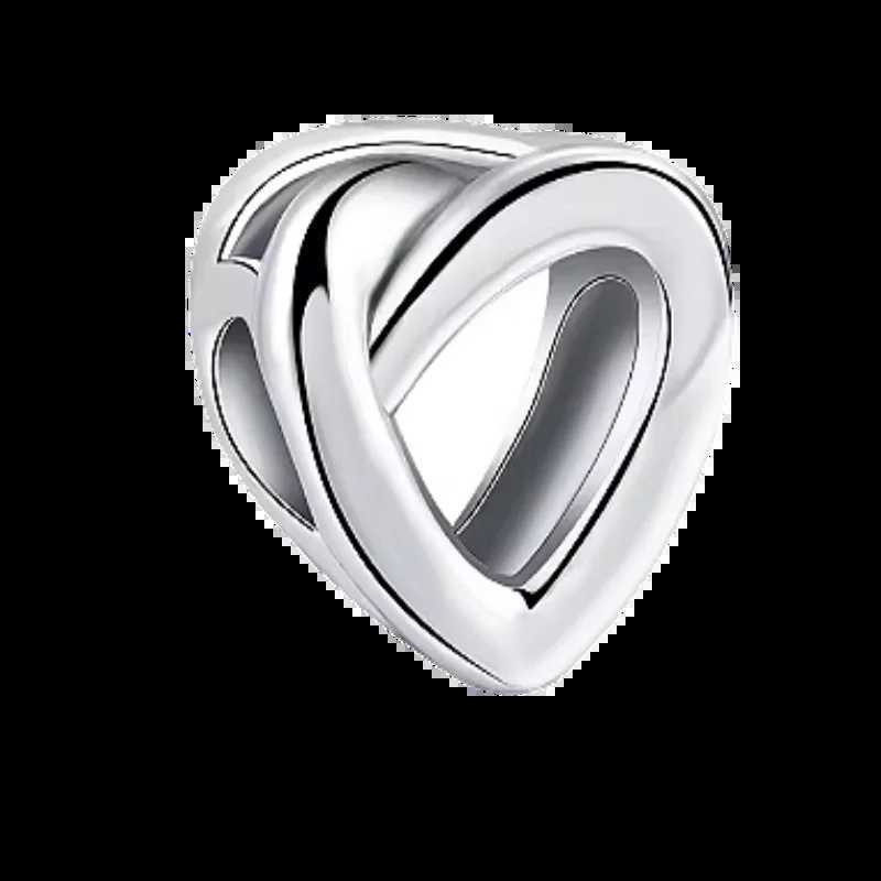 New Hot S Sier Intertwi M ral Charm Beads DIY Wen Jewelry Fit Necklace Bracelet Y251212