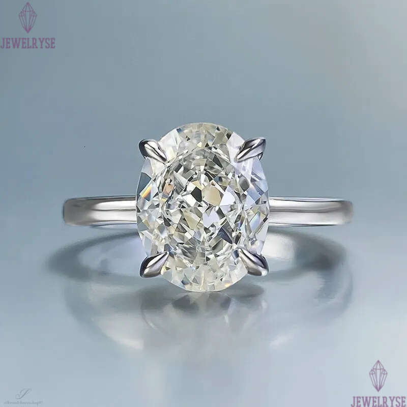 S925 sterling silver luxury egg designer band for women elegant charm iced big stone shining crystal bling cz zircon love ring wedding jewelry