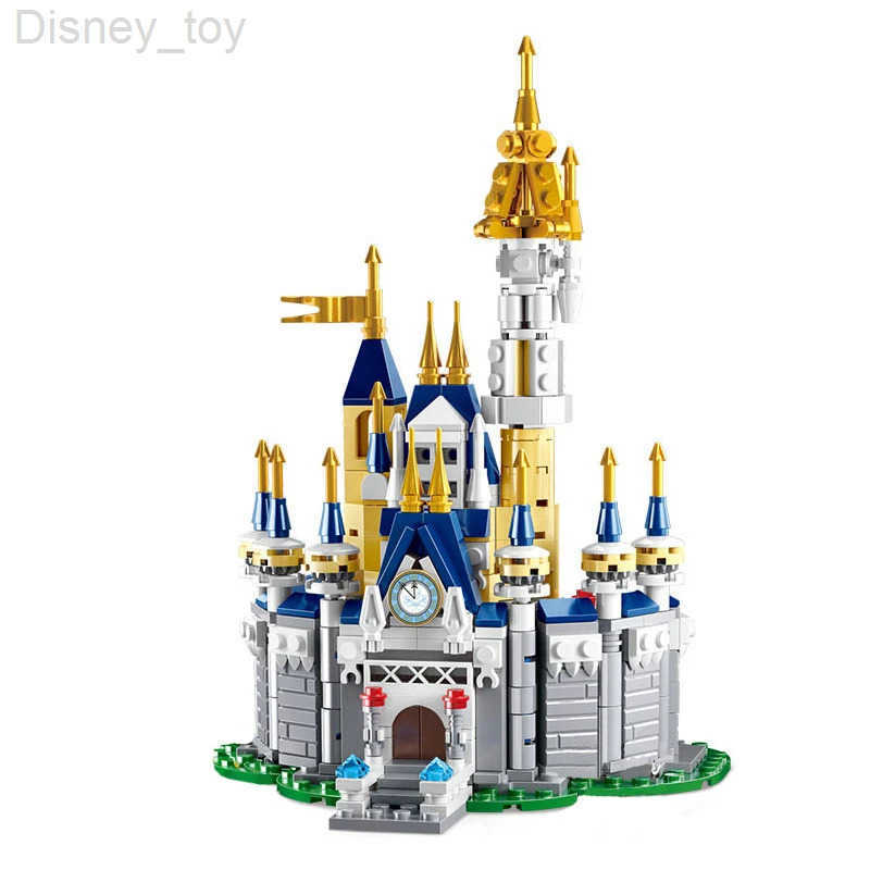 Disney Princess Castle House Building Blocks Kit Bricks Classic Cartoon Movie Animation Model Kids Girl Toys For Children Gifts H251212
