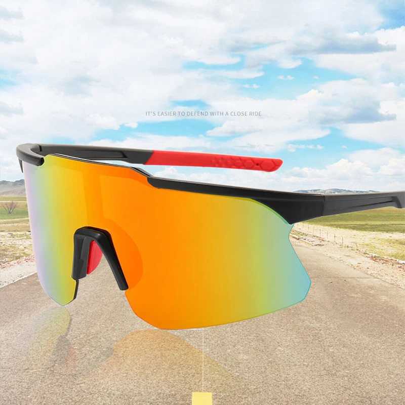 1/2/8pcs bicycle glasses outdoor sunglasses mens and womens sports goggles UV400 bicycle glasses frameless gift for friends G251212
