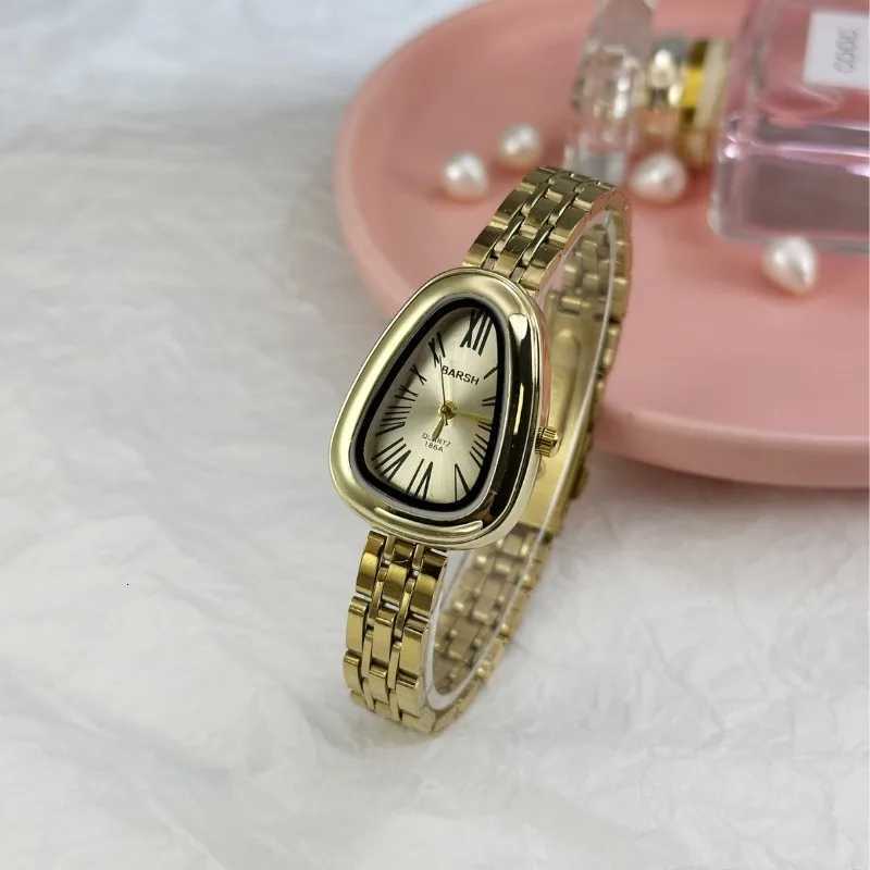 Famous Brand Women Irregular Snake Head Dial Quartz Watch Luxury Stainless Steel Strap Wristwatch Gift Montre Femme Dropshipping Y251212