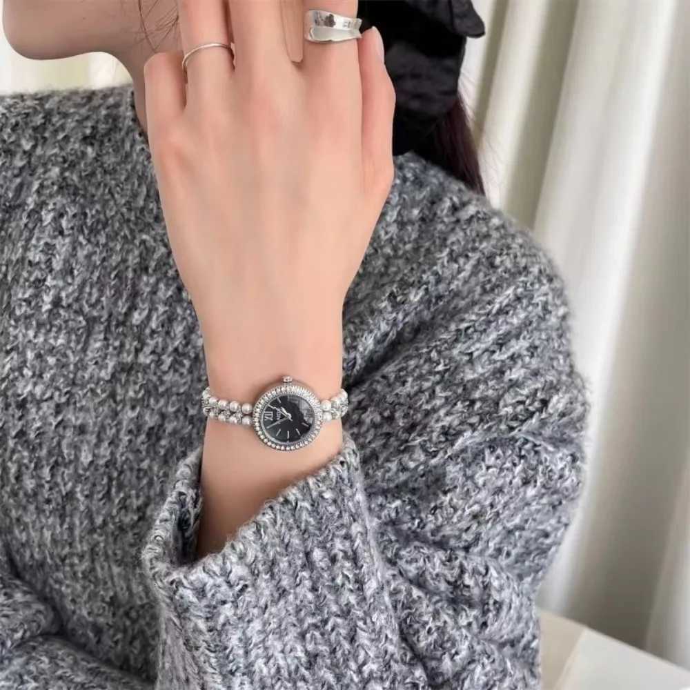 Pearl Studded Strap Women Watch Luxury Ladies Gift Bracelet Watch Fashion Quartz Wristwatches Dropshipping Relojes Para Mujer Y251212