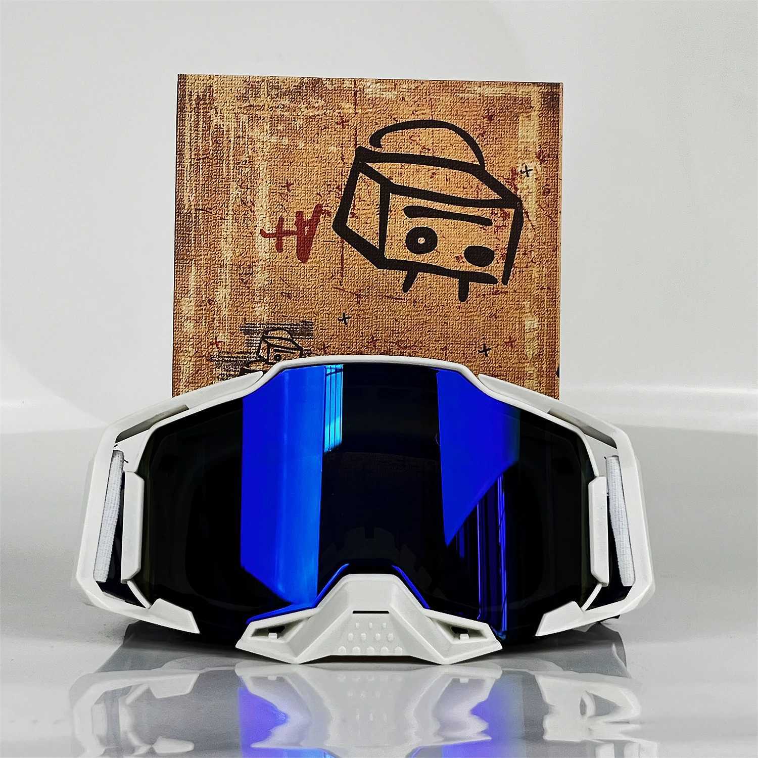 Motorcycle Goggles Dirt Bike Accessories Riding UV400 Men Motorcycle Glasses Cycling For Motocycles Mountain BikesBicycles MX AT G251212