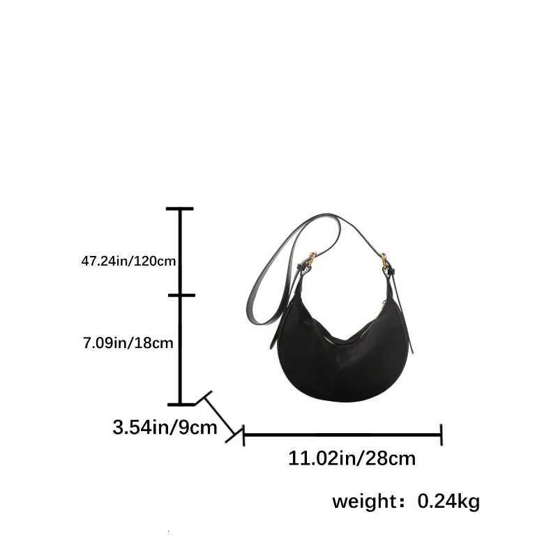 Flannel Shoder Bag Trendy Persality Large Capacity Fi Versatile Messenger Bag Texture Versatile Dumpling Bag Y251211