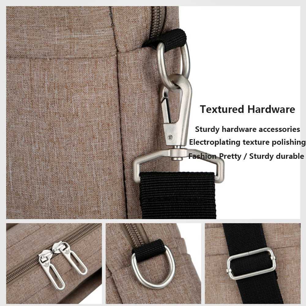 Laptop Bag 133 14 156 173 Inch Notebook Computer Case For Macbook Air Pro 13 Shoulder Handbag Men Women Waterproof BriefcaseT251212