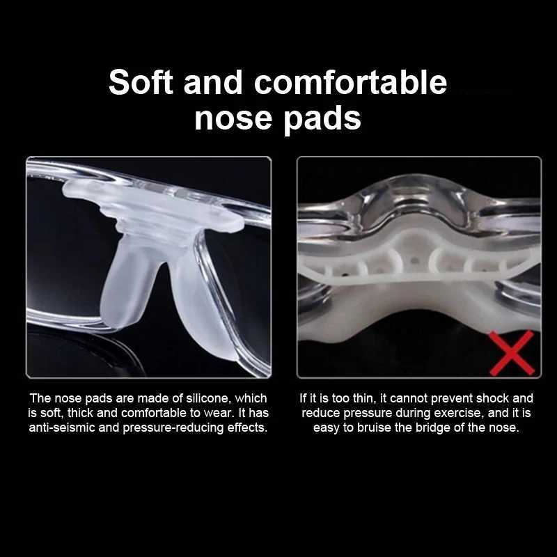 Men WindPROof Football Eyeglasses Outdoor Sports Glasses Soccer Basketball Eye PROtect GoggLEs Resistance Cycling Eyewear G251212