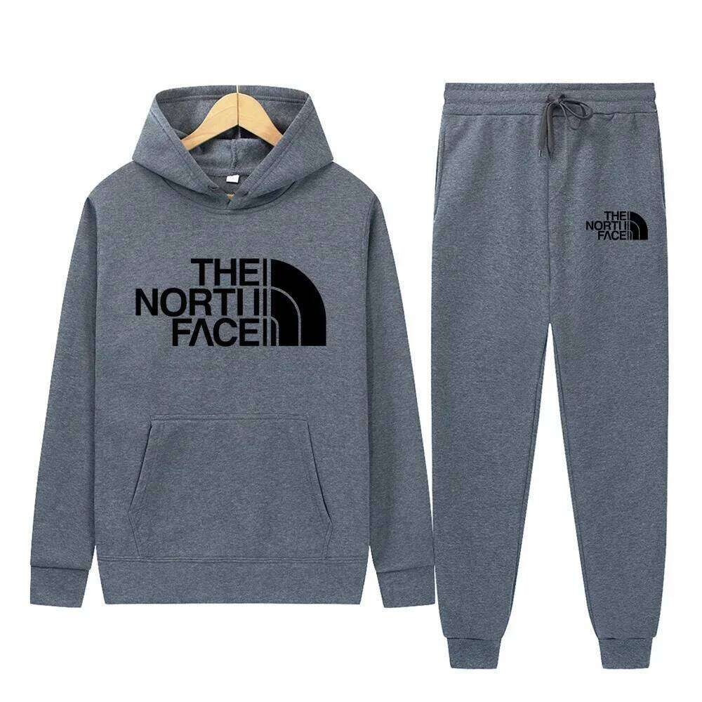 New Autumn Winter Men Women Tracksuit Hoodies + Pants 2Pcs Sets Suit Fashion Trend Hip Hop Y2k Clothing Sportswear Sweatshirts