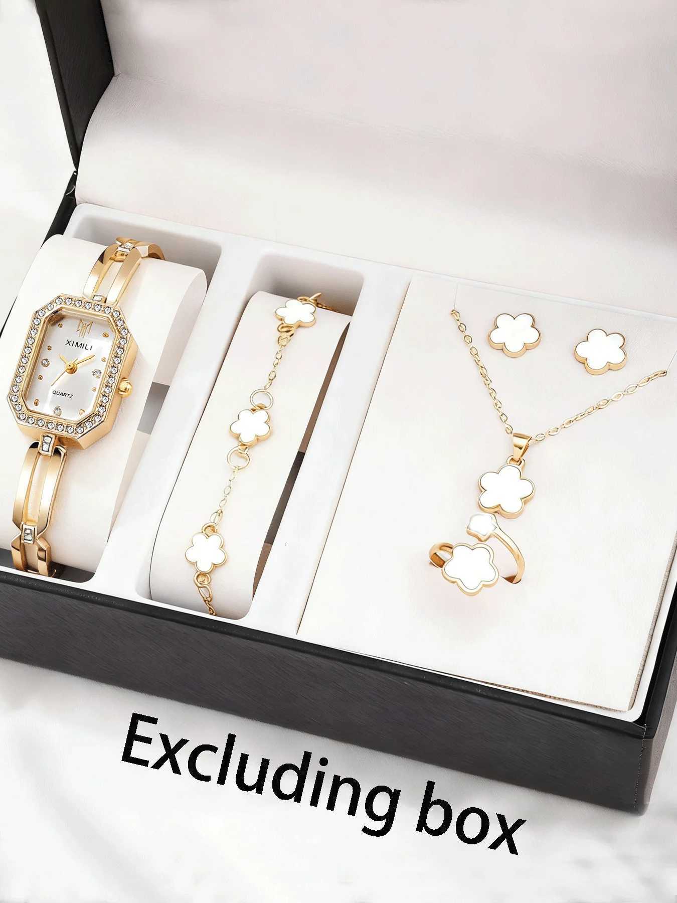 Exquisite temperament versatile and high-end womens watch square bracelet watch set Y251212