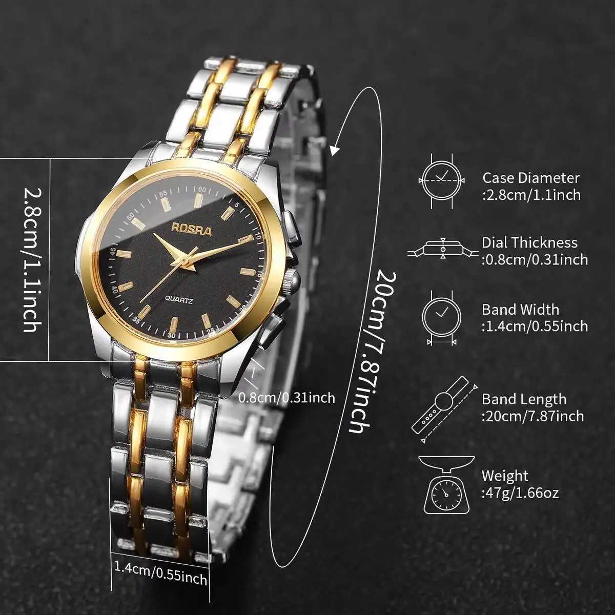 Fashion Stainless Steel Strap Women Watches Casual Mix Gold Wristwatch For Ladies Clock Reloj MujerWithout Box Y251212