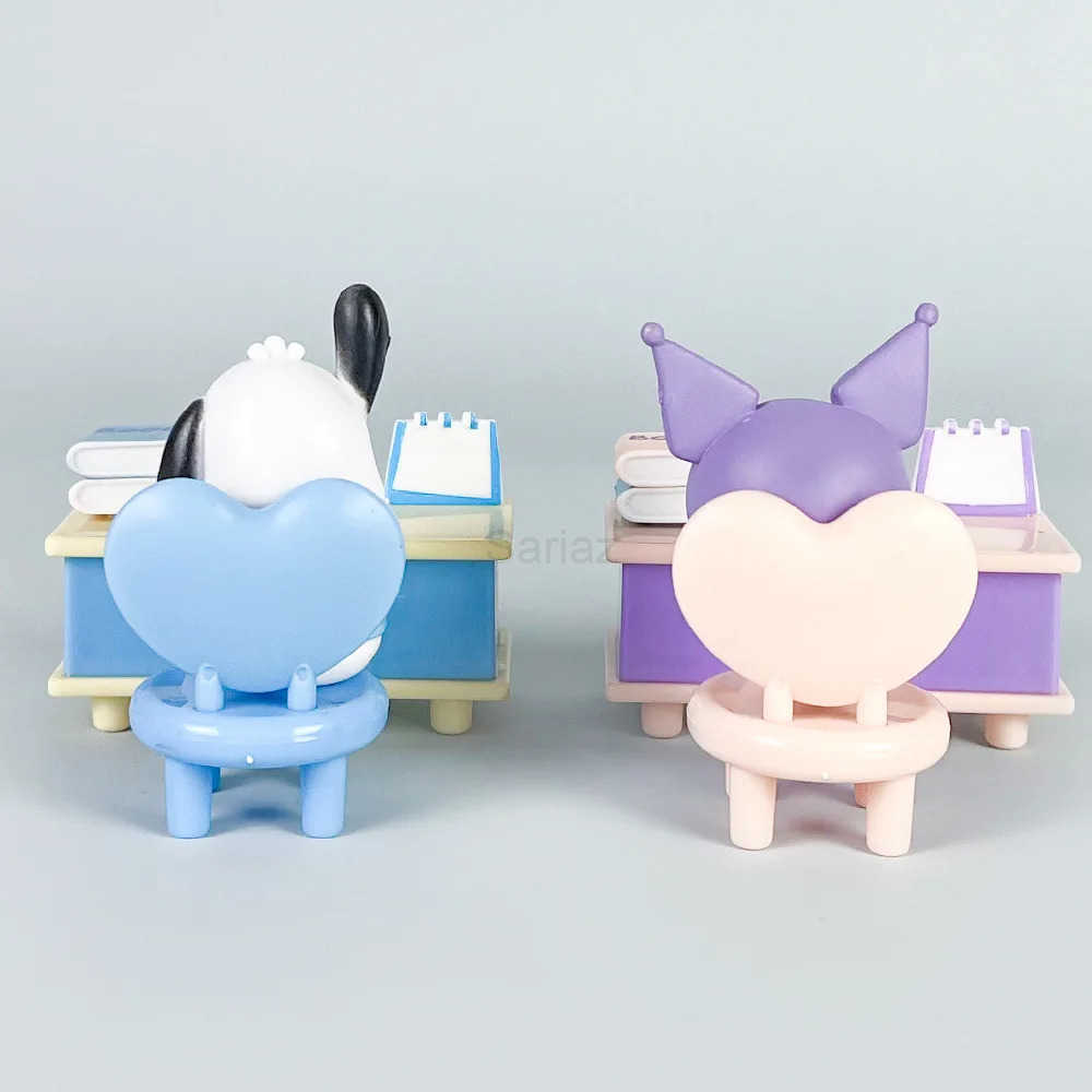 Sanrio Desk Calendar Series Anime Peripheral Exquisite Kuromi Pochacco Static Desktop Decorative ChildrenS Toy Gifts H251212