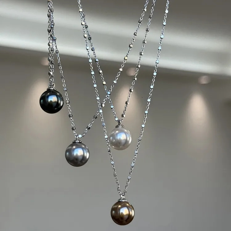 Pearl Necklace for Women Style Simple Temperament Collarbone Chain Niche High-end Feeling 251209