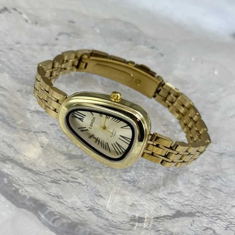 Famous Brand Women Irregular Snake Head Dial Quartz Watch Luxury Stainless Steel Strap Wristwatch Gift Montre Femme Dropshipping Y251212