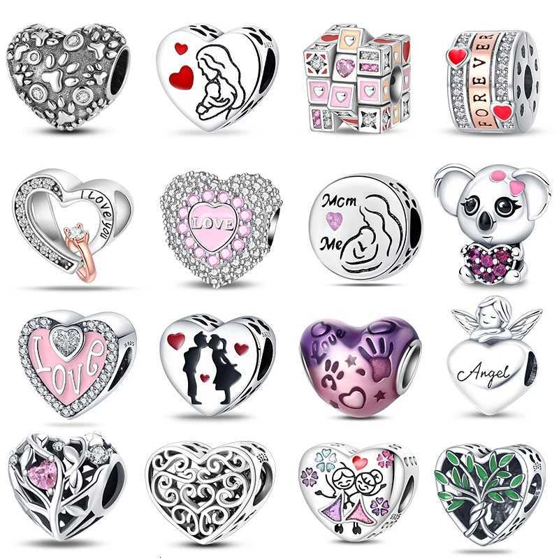 925 Sier Rantic Family Theme Series Beaded m Bracelet Necklace For Wen Luxury Exquisite DIY Jewelry Gift Y251212