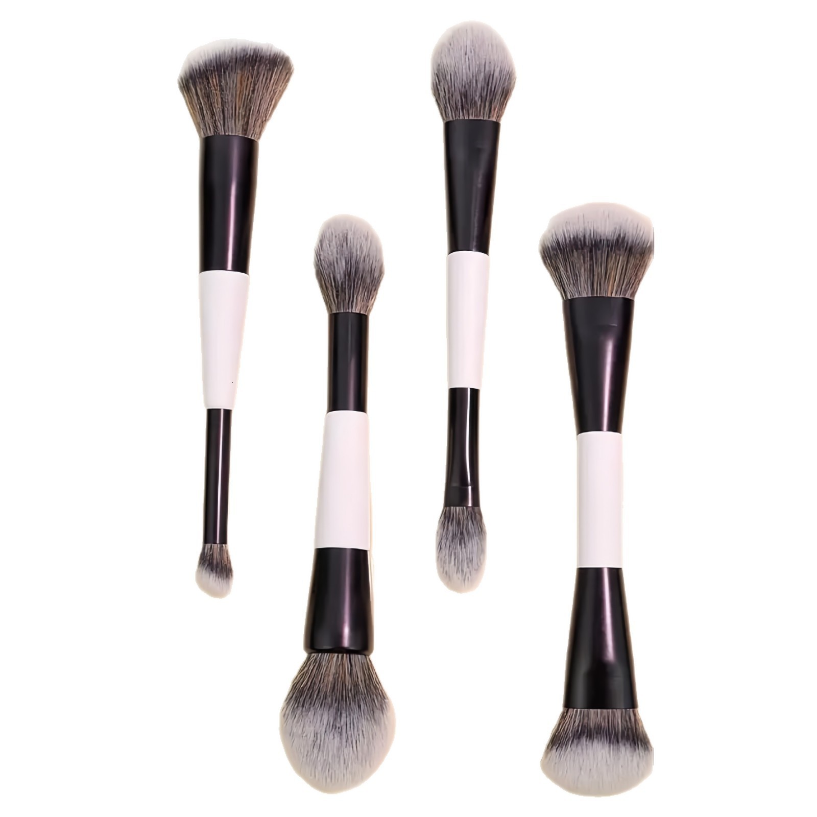 F4 DualEnded Foundation Face Brush Doubleended Powder Blush Contour and Eyeshadow Concealer Makeup Brushes 251017
