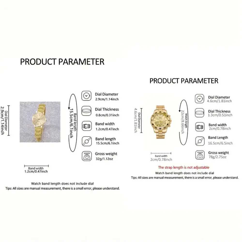 4 pieces of fashionable business casual perfect classic luxury couple teenagers style quartz watch minimalist bracelet suit best Y251212