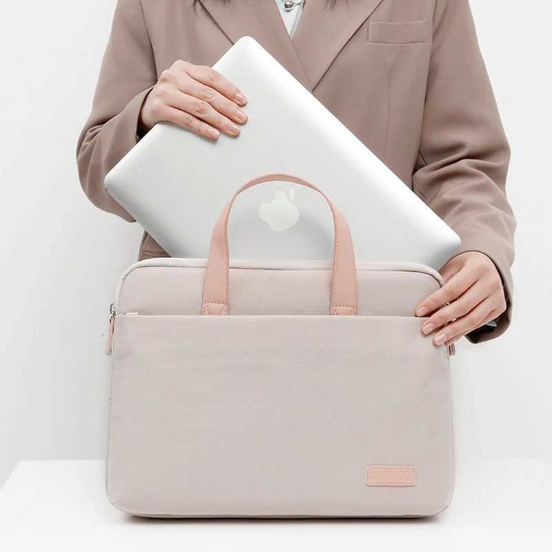 Laptop Bag 133 14 156 16 Inch Light Macbook Pro Air Case Handbag Shockproof Notebook Shockproof Sleeve Shoulder Briefcase BagT251212