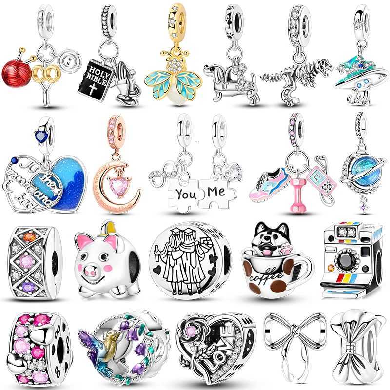 New Charms 925 Sier Plated Beads Fit Pendants Bracelets Making For Wan Gift Jewelry Y251212