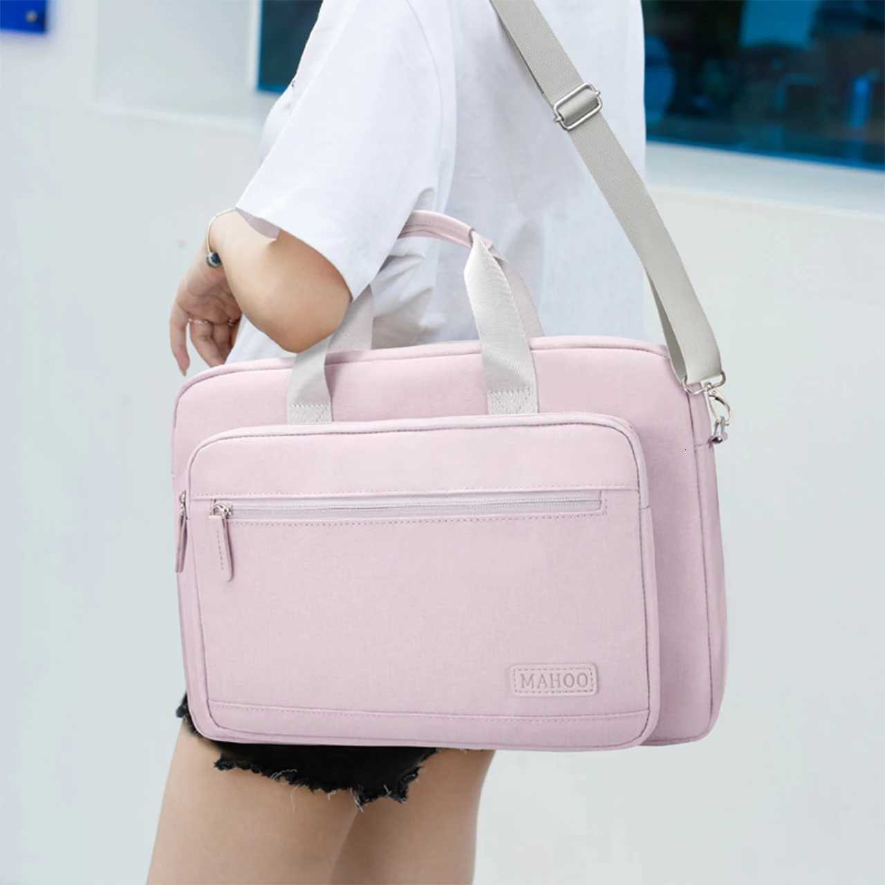 Laptop Bag For Macbook Air Pro 16 Case Notebook HP Huawei Lenovo Dell Sleeve Pouch 133 14 156 Inch Shoulder HandBag BriefcasesT251212