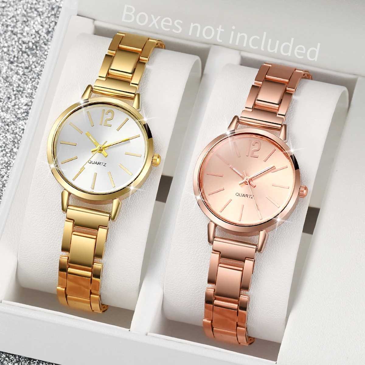 1/2/3PCS Fashion Women Watches Simple Dial Analog Quartz Watch for Women Reloj Mujer Girls Clock GiftWithout Box Y251212