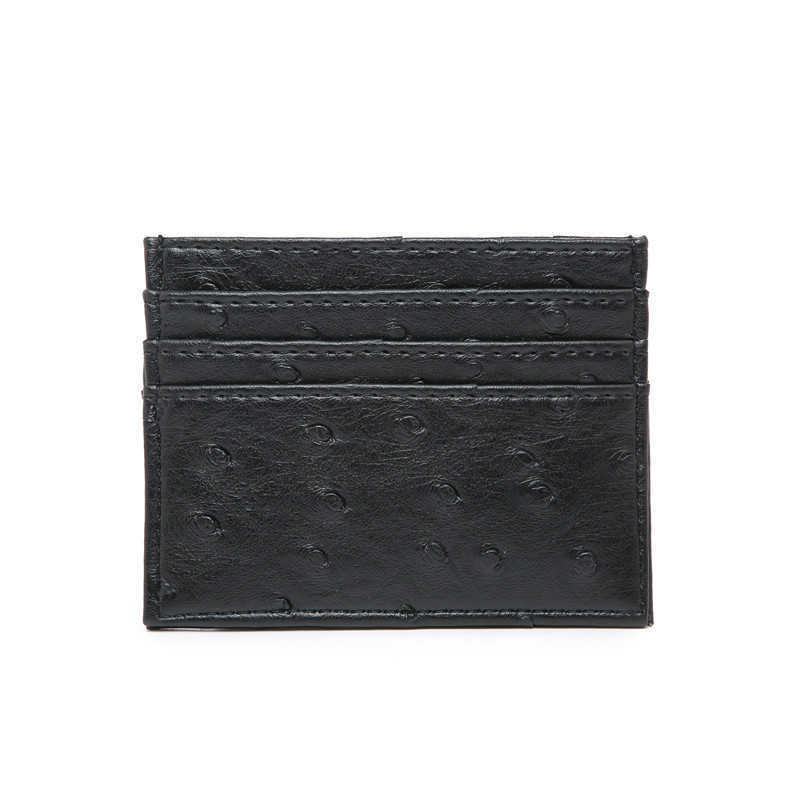 Card bag credit card bag women's multi card slot ostrich card sleeve bank card holder