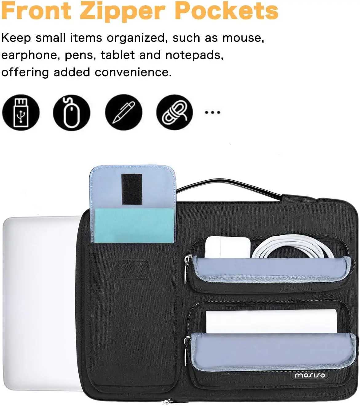 Shockproof Laptop Handbag Sleeve for Macbook Pro Air 13 14 15 16 inch HP Acer Notebook Briefcase Cover Men Women Carrying CaseT251212