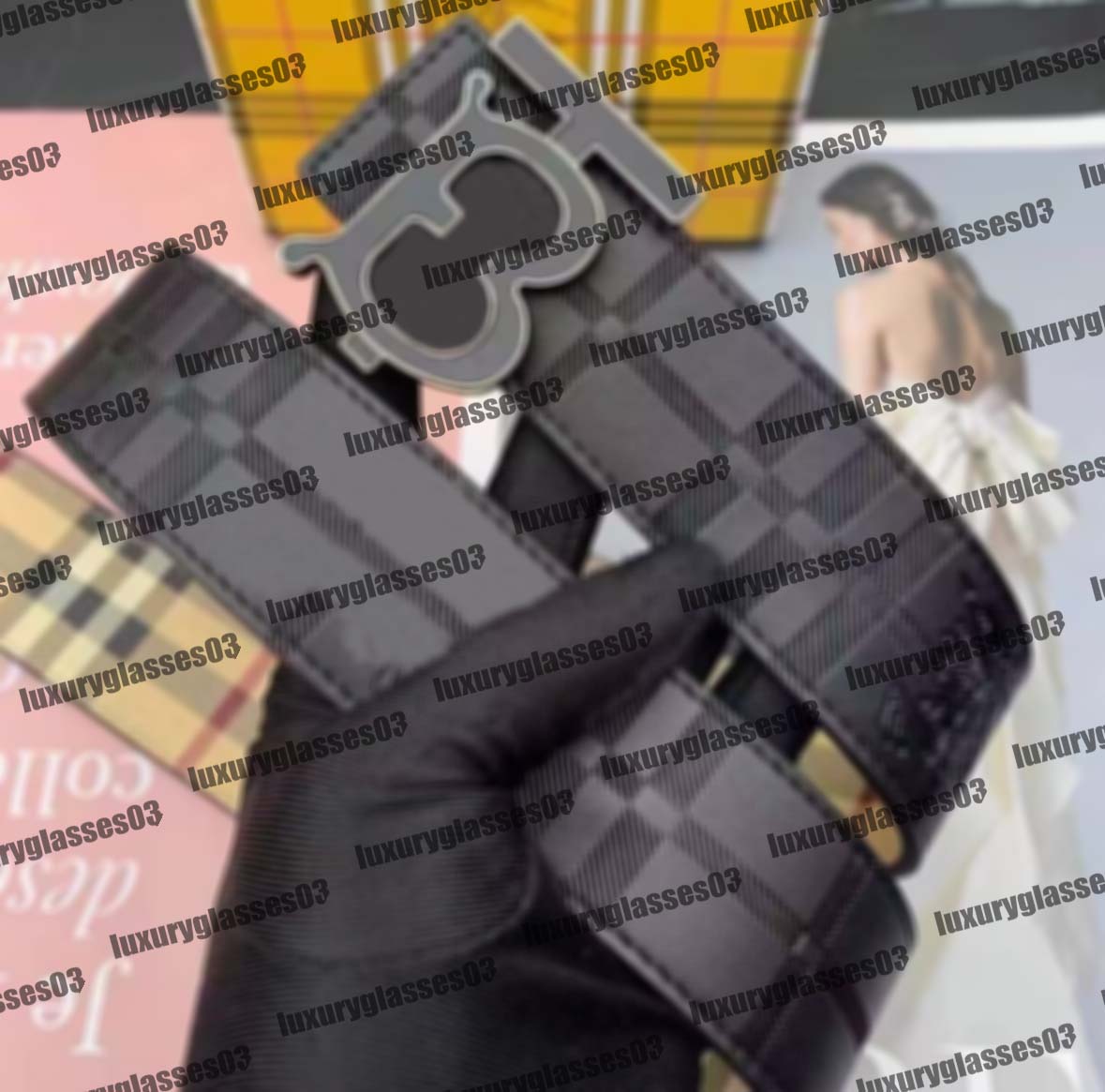 2025 Mens Luxury Designer belt For Men And Women belts With Cintura Ceinture Luxe Silver Buckles Striped Double Sided Casual Style Papercut Width 3.8cm