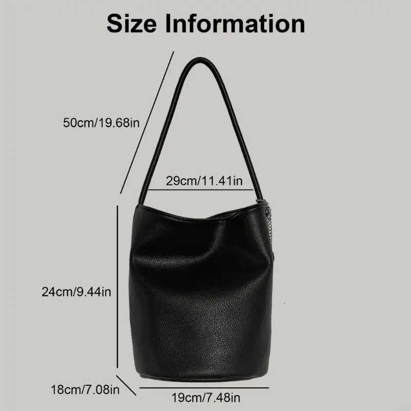 PU Leather Shoder Bag for Wen Girls Korean Styles Armpit Bag Handbag Large Capacity Underarm Bag Shopping Dating Bag Y251211