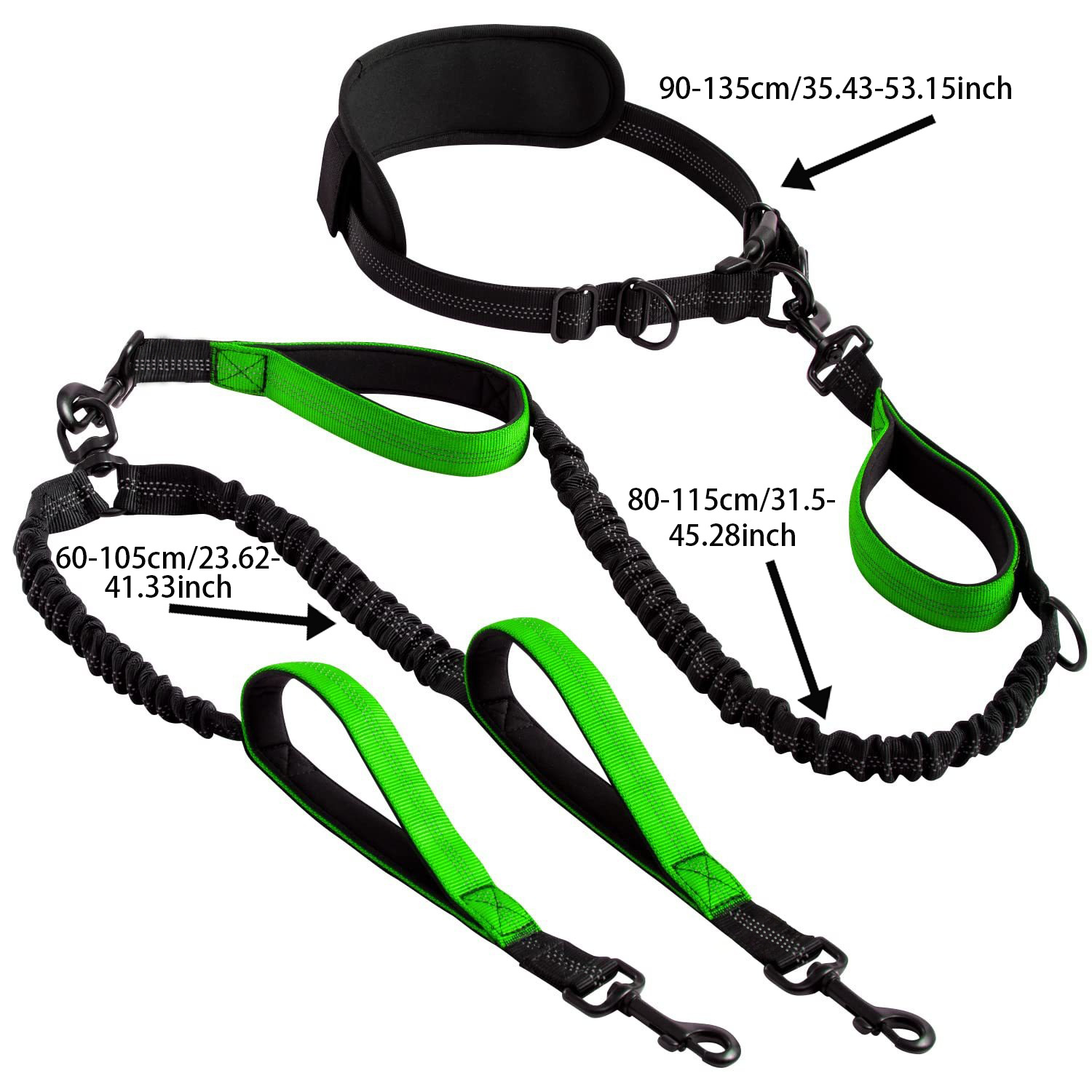 Pet Supplies Sports Running Leash, Multifunctional Anti-Burst Dog Leash