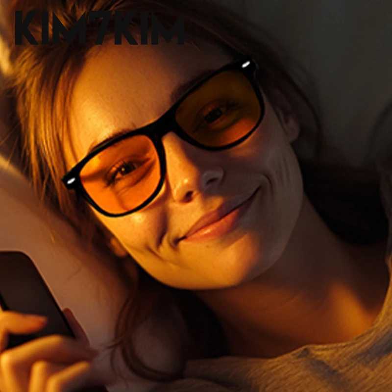 Anti Blue Light Read Sleep Glasses Men Women 2025 Luxury Brand UV400 Protection Eyeglasses Computer Gaming Red Light Lens Shades G251212