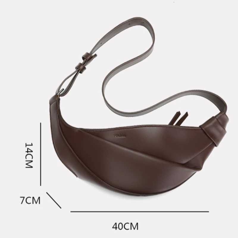 Trend Luxury Designer Wens Crossbody Bag Niche High-end Cloud Bag Low-Key Soft PU Leather Hiking Ch Bag Holiday Gift Y251211