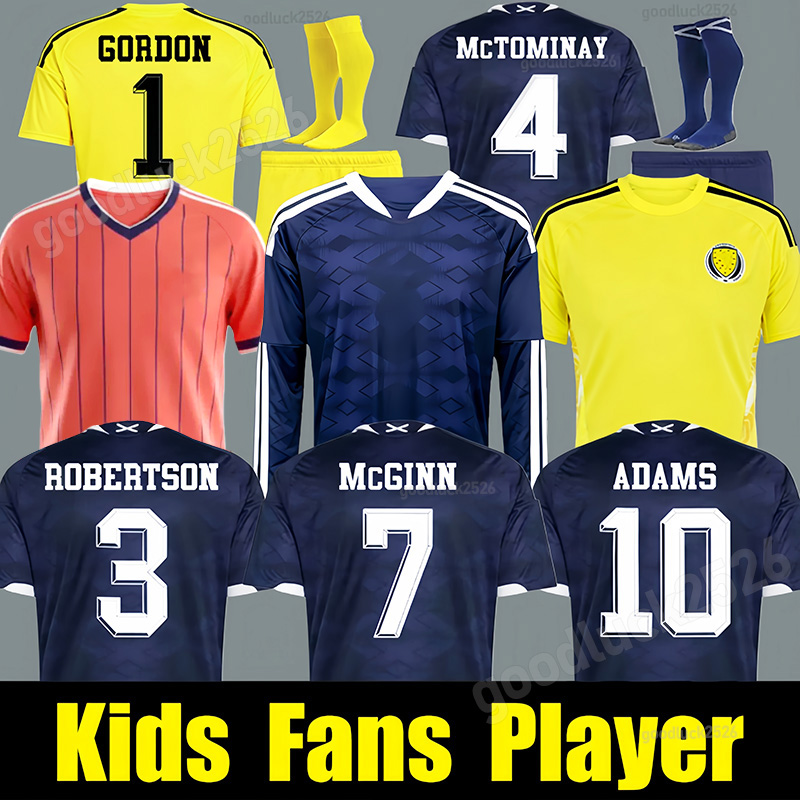 2026 World Cup scotland Fans football shirt Soccer Jerseys ROBERTSON McTominay McGREGOR SHANKLAND MCGREGOR Christmas Gifts Home Long maillot Away red men kids kit