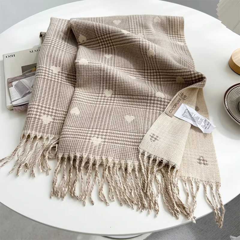Women Winter Cashmere Scarf 2024 Plaid Pashmina Luxury Bohemia Shawls and Wraps Bufanda Hijab Stoles Echarpe Warm Blanket Y251211