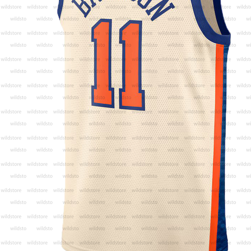 11 Jalen Brunson 2025/26 City Edition Basketball Jerseys Hart Towns Anunoby Bridges Dadiet Hukporti Custom Jersey