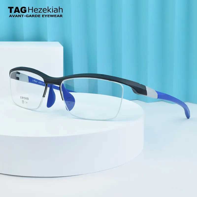 2025 High quality TR90 Optical Glasses Frame Men Women A2002 Eyeglass Frames Sports Eyewear Retro Prescription Myopia Eyeglasses G251212