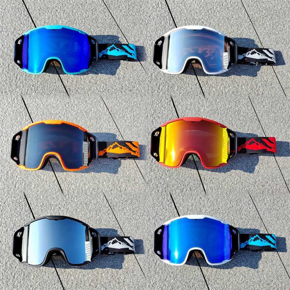 New Ski Goggles Double Layers Anti-Fog Skiing Glasses Men Women Snowmobile Eyewear Winter Outdoor Windproof Snowboard Goggles G251212