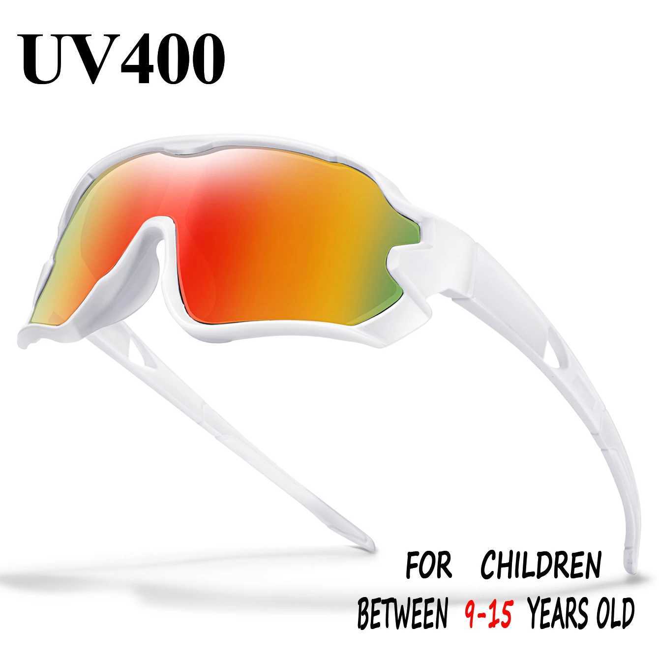 9-15 Years Old Kids Cycling Sunglasses Boys And Girls Outdoor Sports Riding UV400 Camping Goggles Fishing Bike Children Eyewear G251212