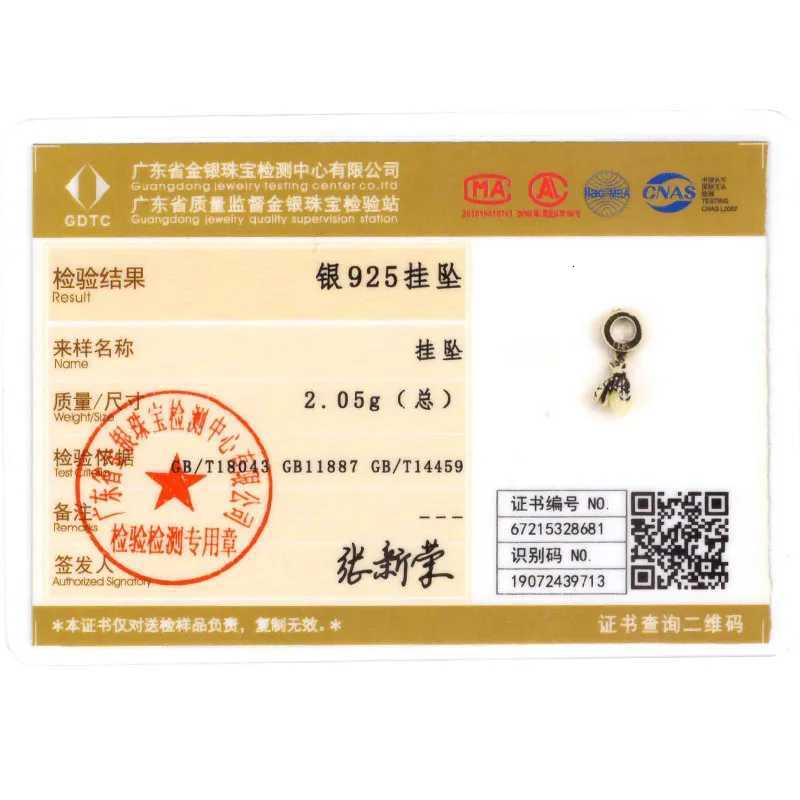 Inlaid Zircon Charm Beads 925 Sterling Sier Color Snake Dangle Fit Bangle Bracelet Charms Pendant Jewelry Y251212