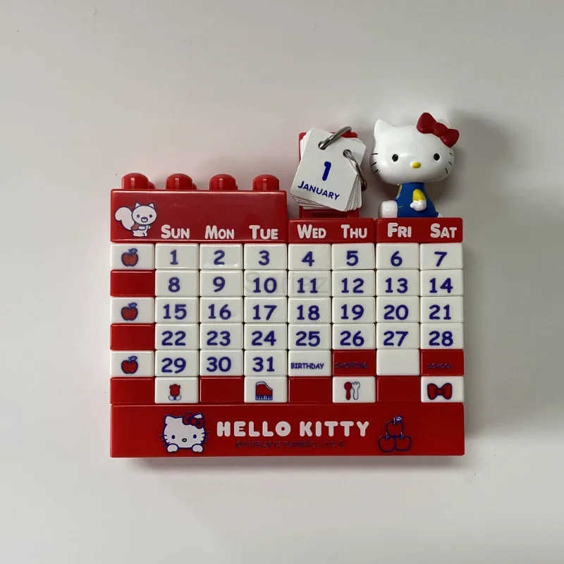 Sanrio Hello Kitty Desk Calendar Creative Dual Daily Scheduler Table Planner Yearly Agenda Organizer Office School Supplies Ornament H251212