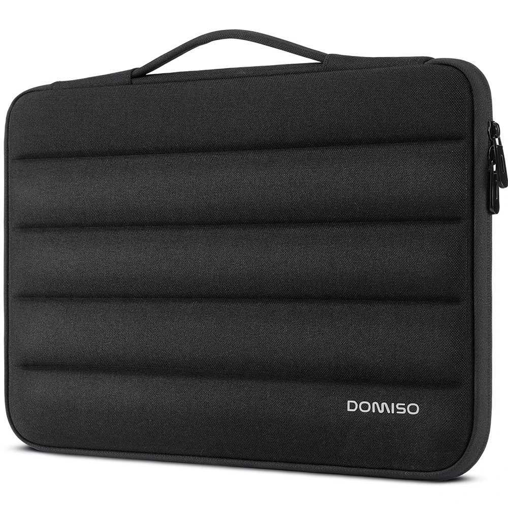 DOMISO 14 156 inch Laptop Sleeve Bag Shockproof Protective Carrying Case Water-Resistant Handbag with HandleT251212