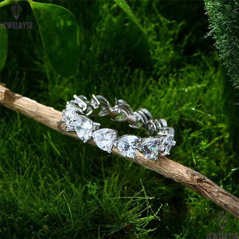 romantic heart s925 sterling silver ring designer for woman party 5A cubic zirconia diamond luxury engagement wedding rings womens jewelry valentines 