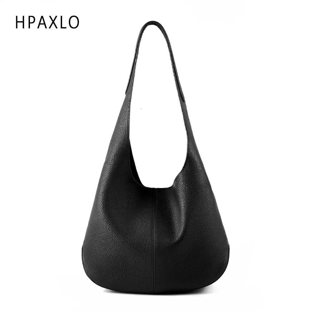 Trendy Wen Bucket Bag Large Capacity Genuine Leather Tote Shoder Bag Elegant Underarm Purse New Arrival Large wens bag Y251211