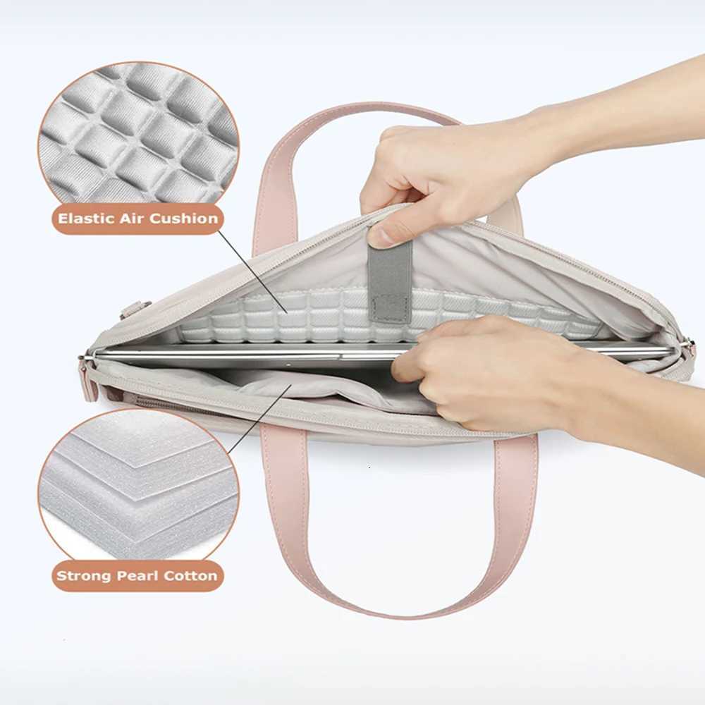 Laptop Sleeve Bag For Macbook Air Pro 16 Xiaomi Huawei 133 14 156 Inch Women Men Portable Bag Notebook Waterproof Laptop CaseT251212