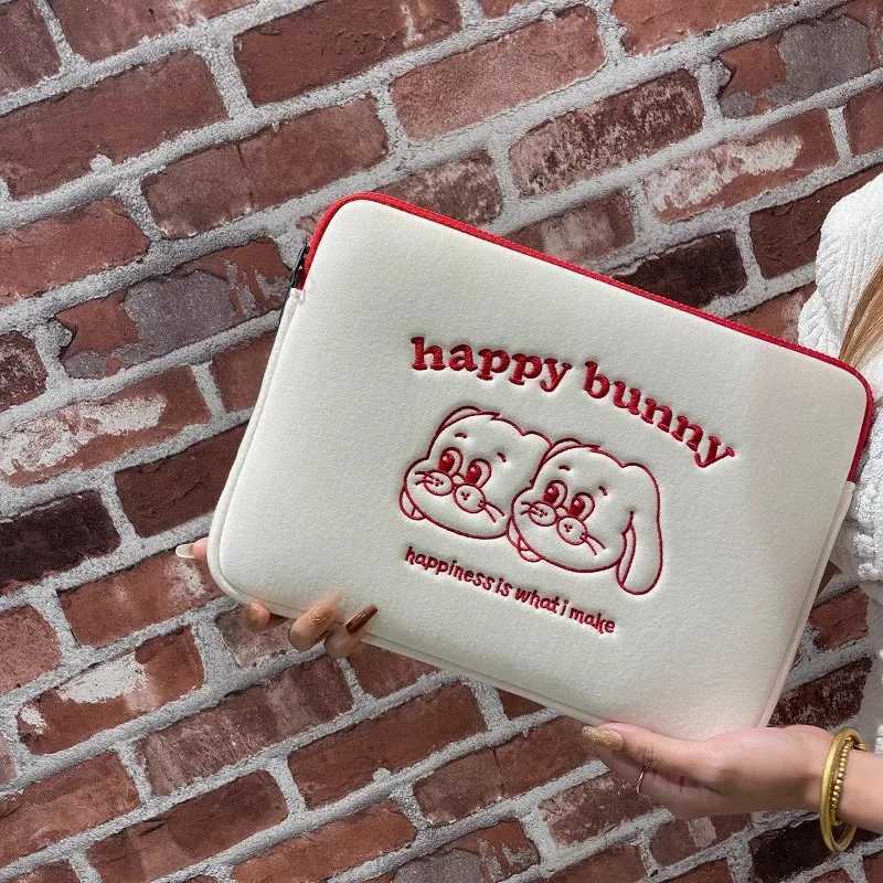 Computer Accessories Ins Cute Laptop Sleeves 13 133 14 15 156 Inch Cover for Macbook Air M2136 Pro16 Shockproof Pouch BagT251212