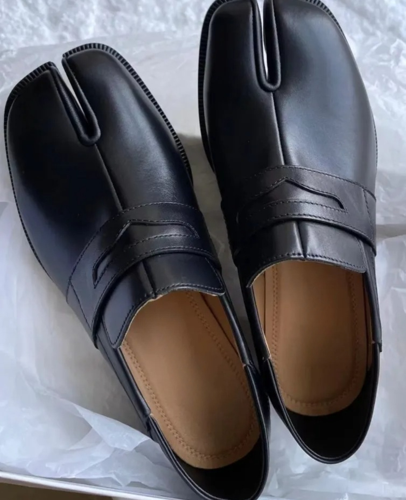 Tabi Loafers shoe Designer Shoes High-quality genuine leather designer men and women bare shoes luxurious fashion outdoor leisure Babouches 35-45 with box