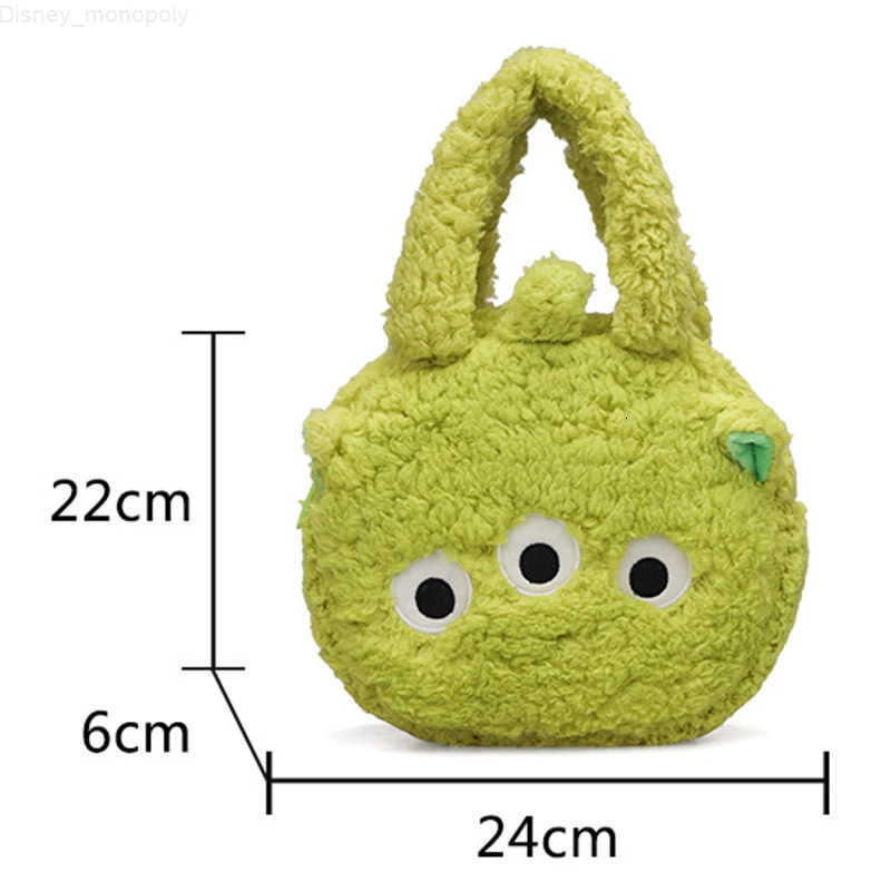 Disney Cute Cartoon Handbag Girl Plush Kawaii Winnie The Pooh Backpack Women Fashion Lotso Alien Large Capacity wallets Kid Gift H251212