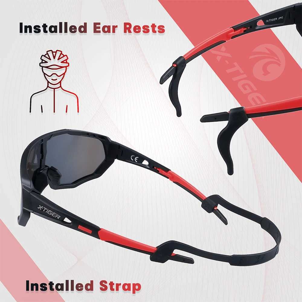 X-TIGER JPC Polarized Sunglasses Cycling Glasses UV400 Men Women Outdoor Sports Road MTB Bike Bicycle Riding Goggles New G251212