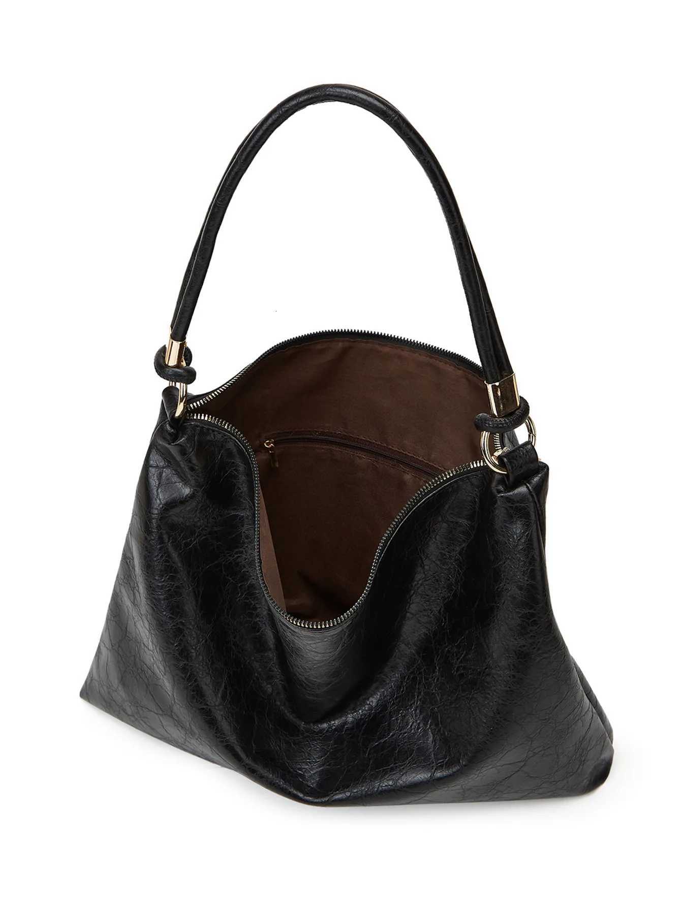 Toth single shoder bag high-capacity fi simple handbag 2024 new simple armpit bag wan bag Y251211