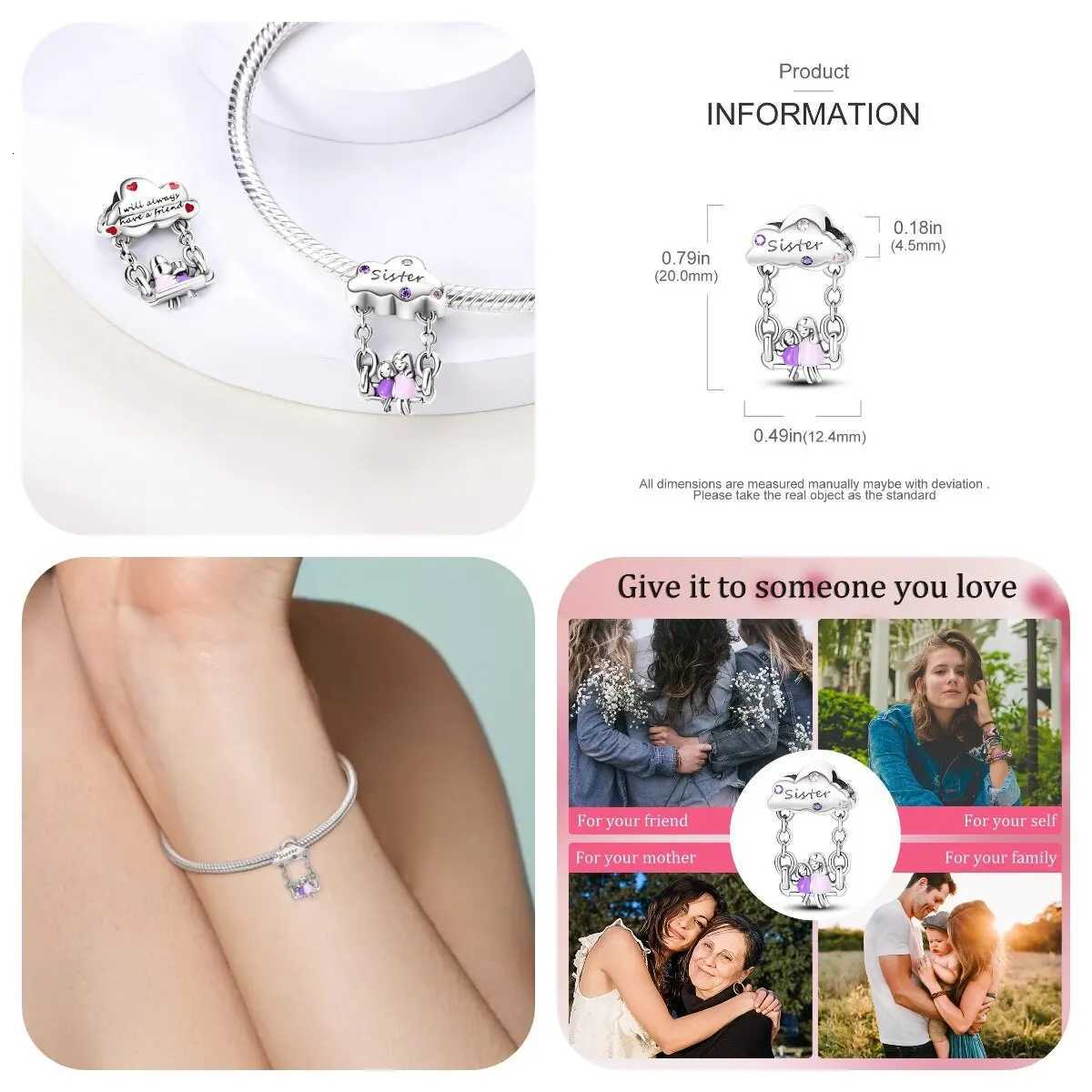 MA 1PC Chameleon Sier-palted Charms Color-changing Crystal Ball Fit Snake Chain Bracelet DIY Jewelry Gift For Wen Y251212