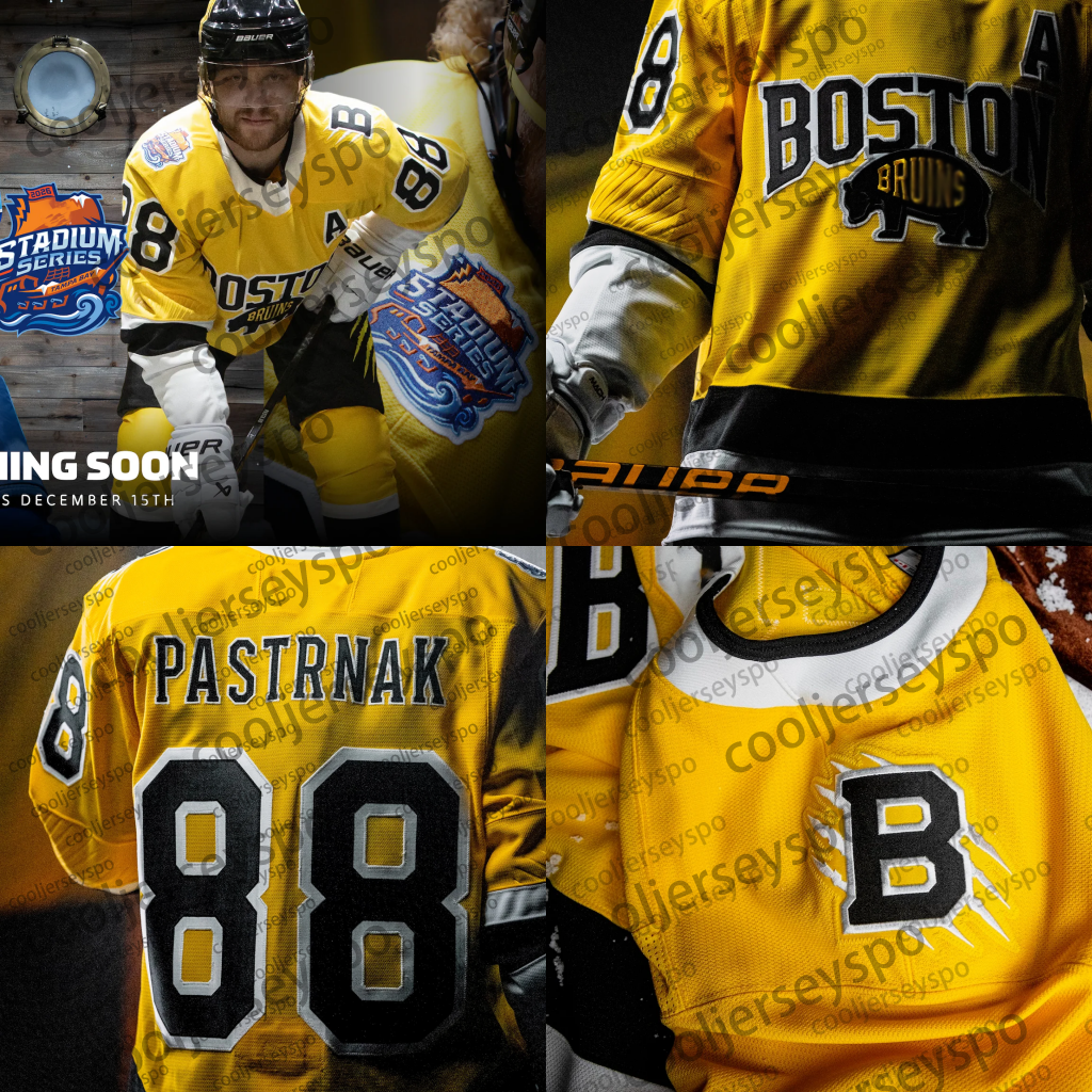88 David Pastrnak 2026 Stadium Series Hockey Jerseys Charlie McAvoy Jeremy Swayman Mason Lohrei Hampus Lindholm Tanner Jeannot Customizable Name Numbe